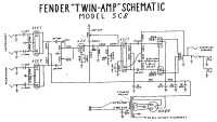 Fender Twin-5C8 - Schematic 